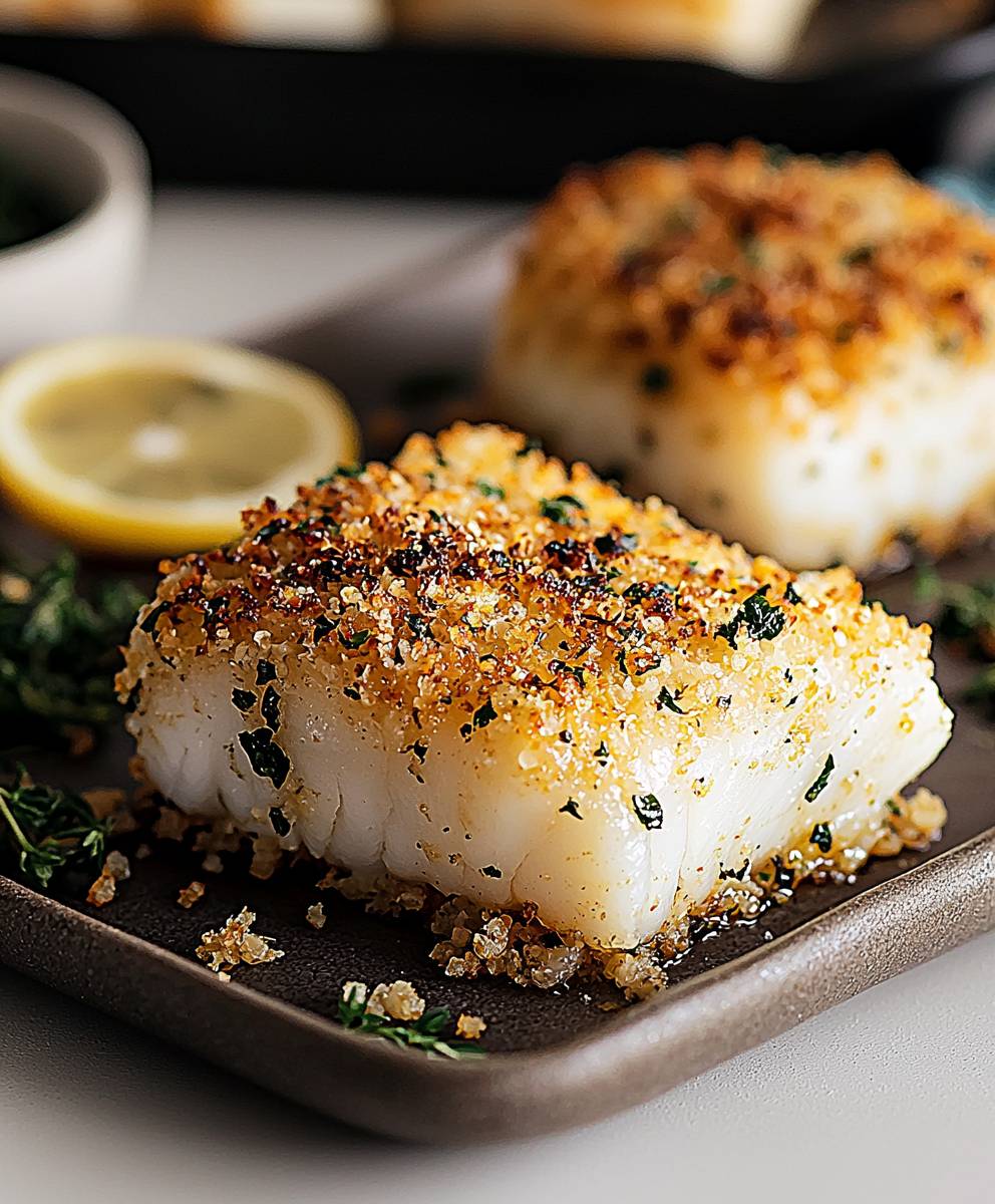 Baked Panko Cod