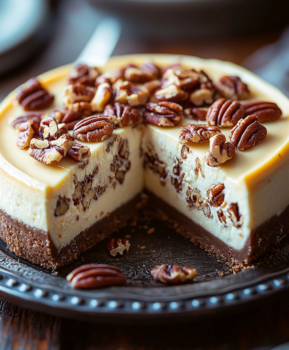Butter Pecan Cheesecake