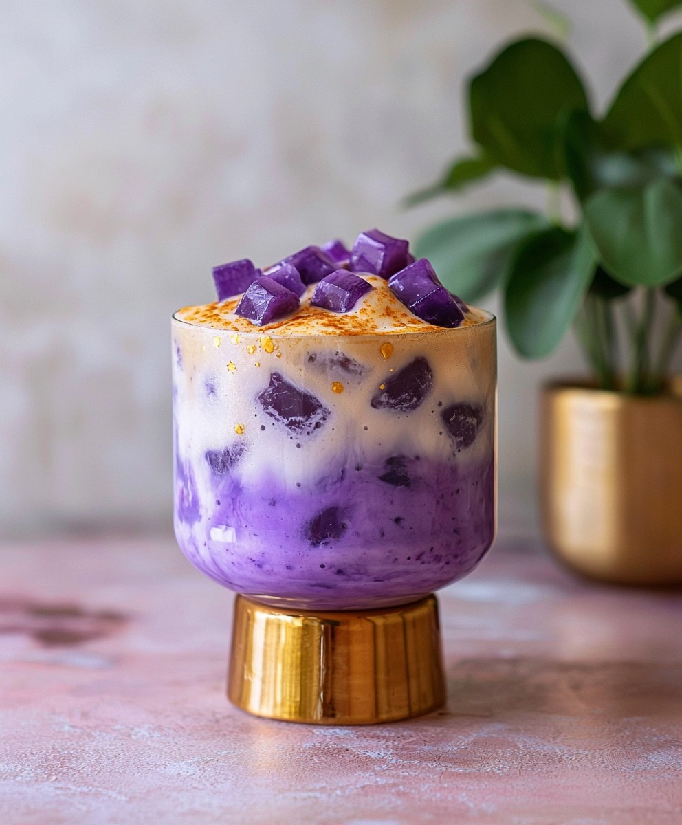 Iced Ube Latte