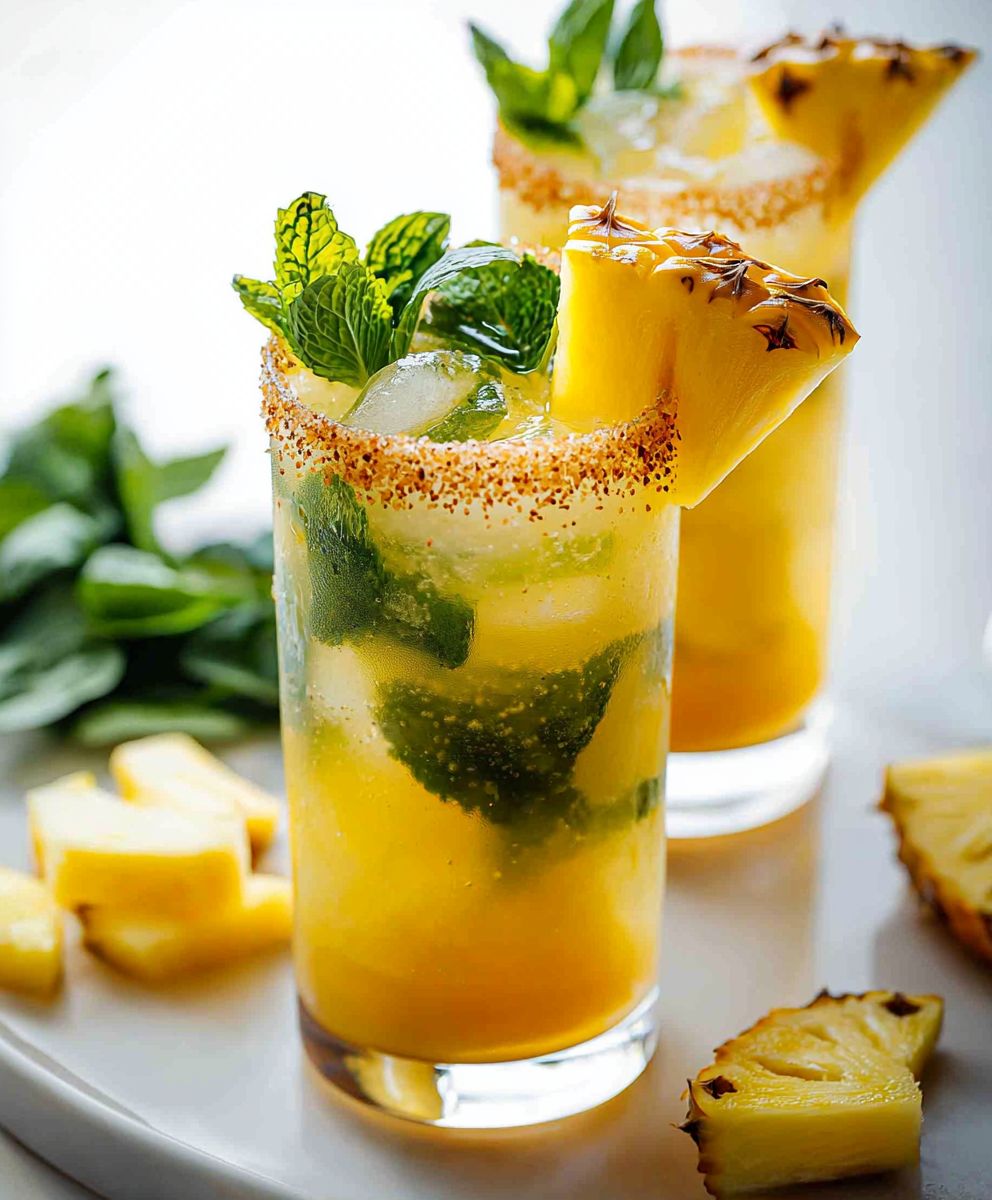 Pineapple Mojito Cocktail