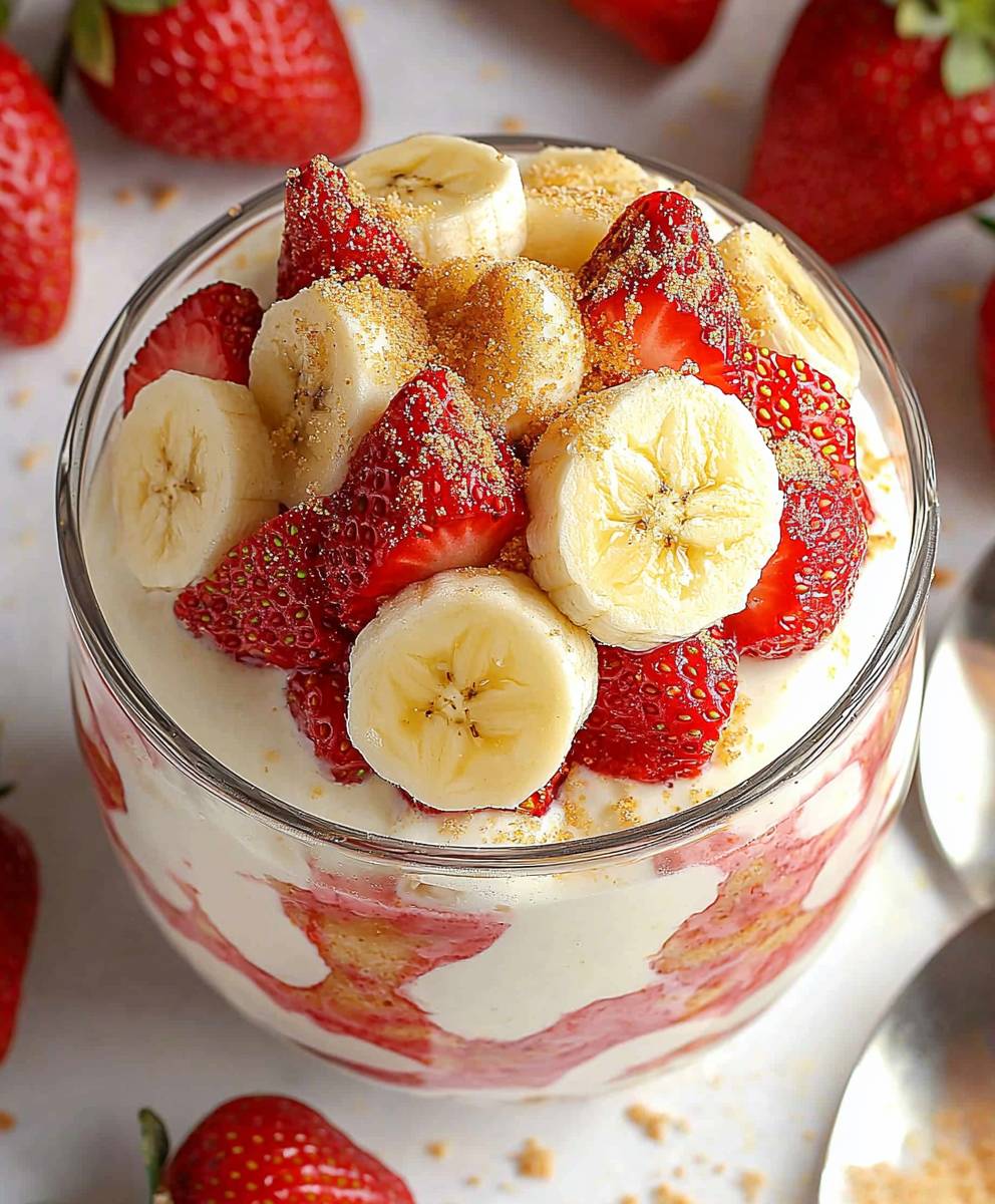 Strawberry Cheesecake Pudding
