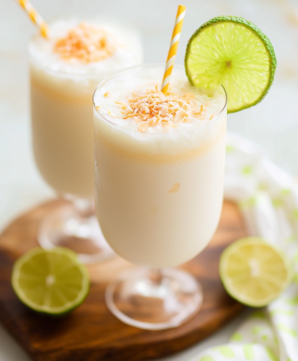 Skinny Coconut Daiquiri Drink