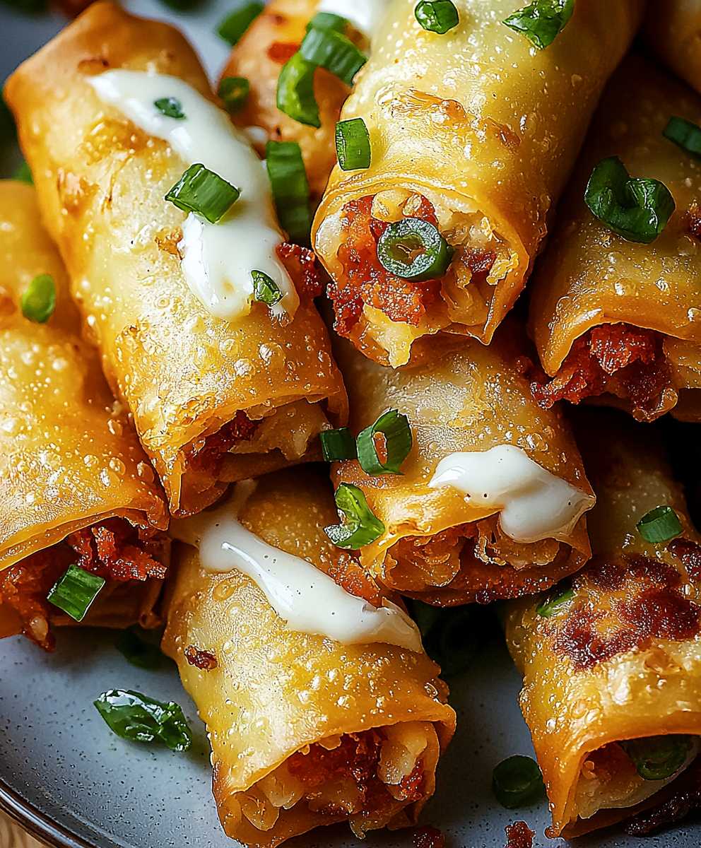 Jalapeno Popper Egg Rolls