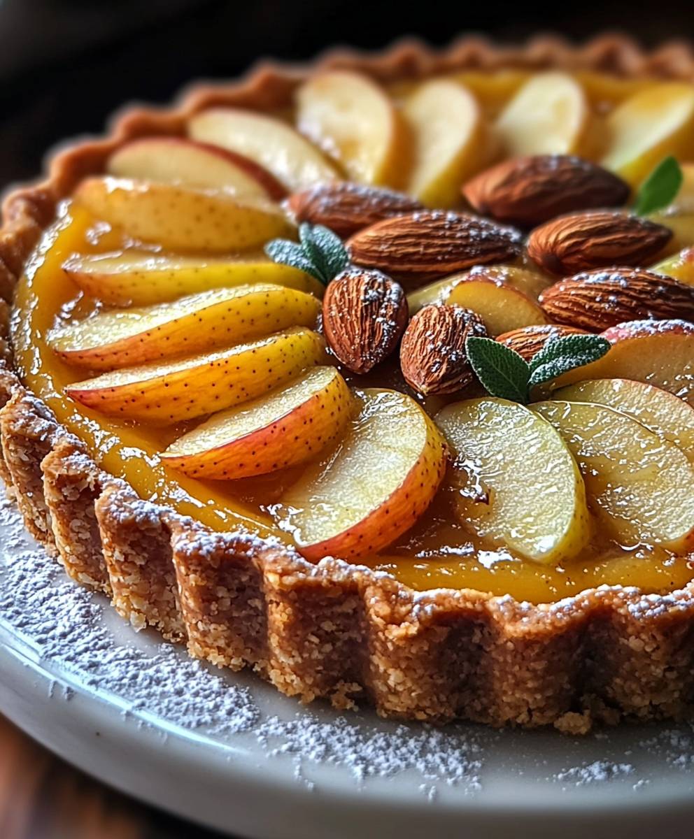 Apple Almond Tart