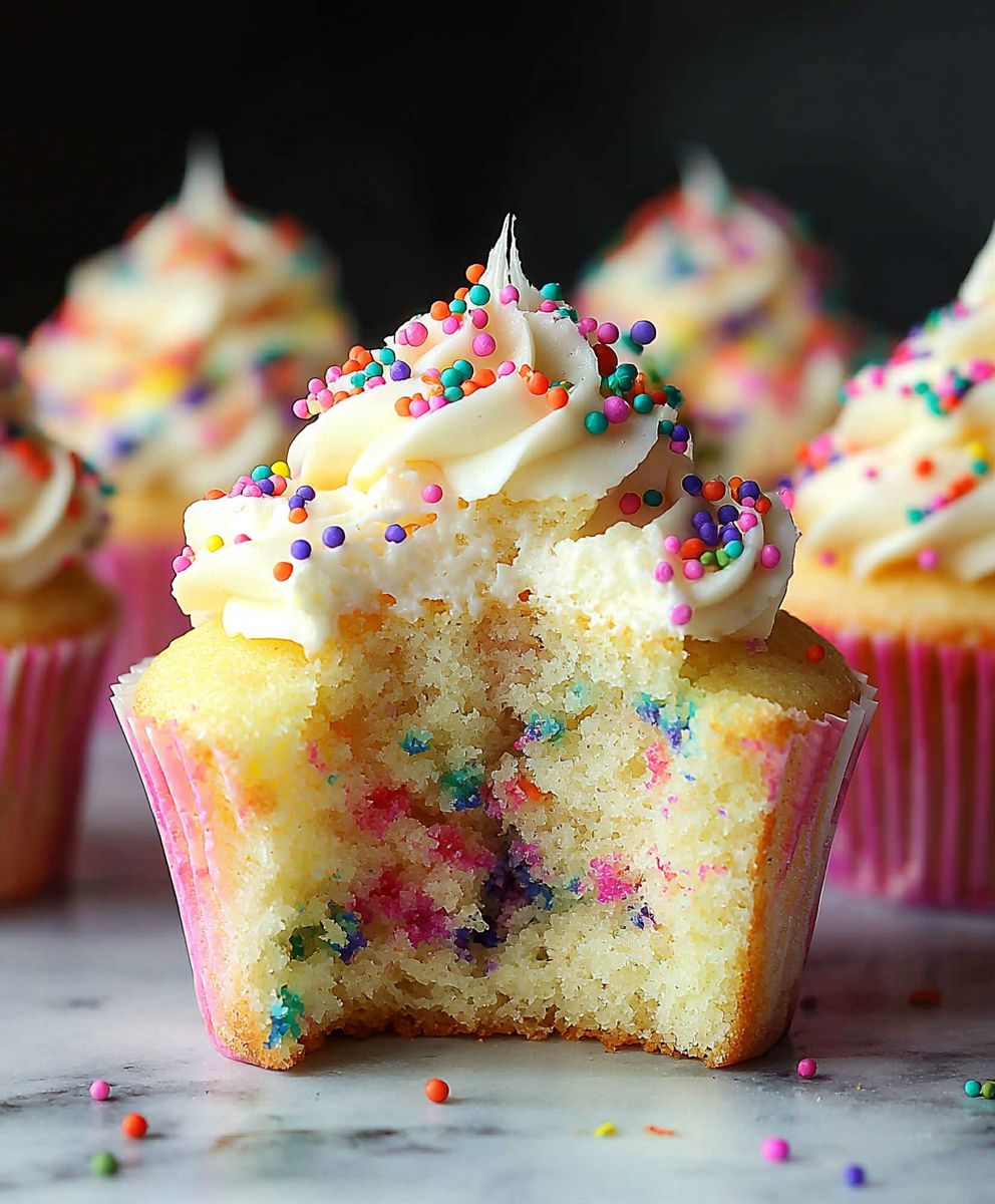 Confetti Cupcakes