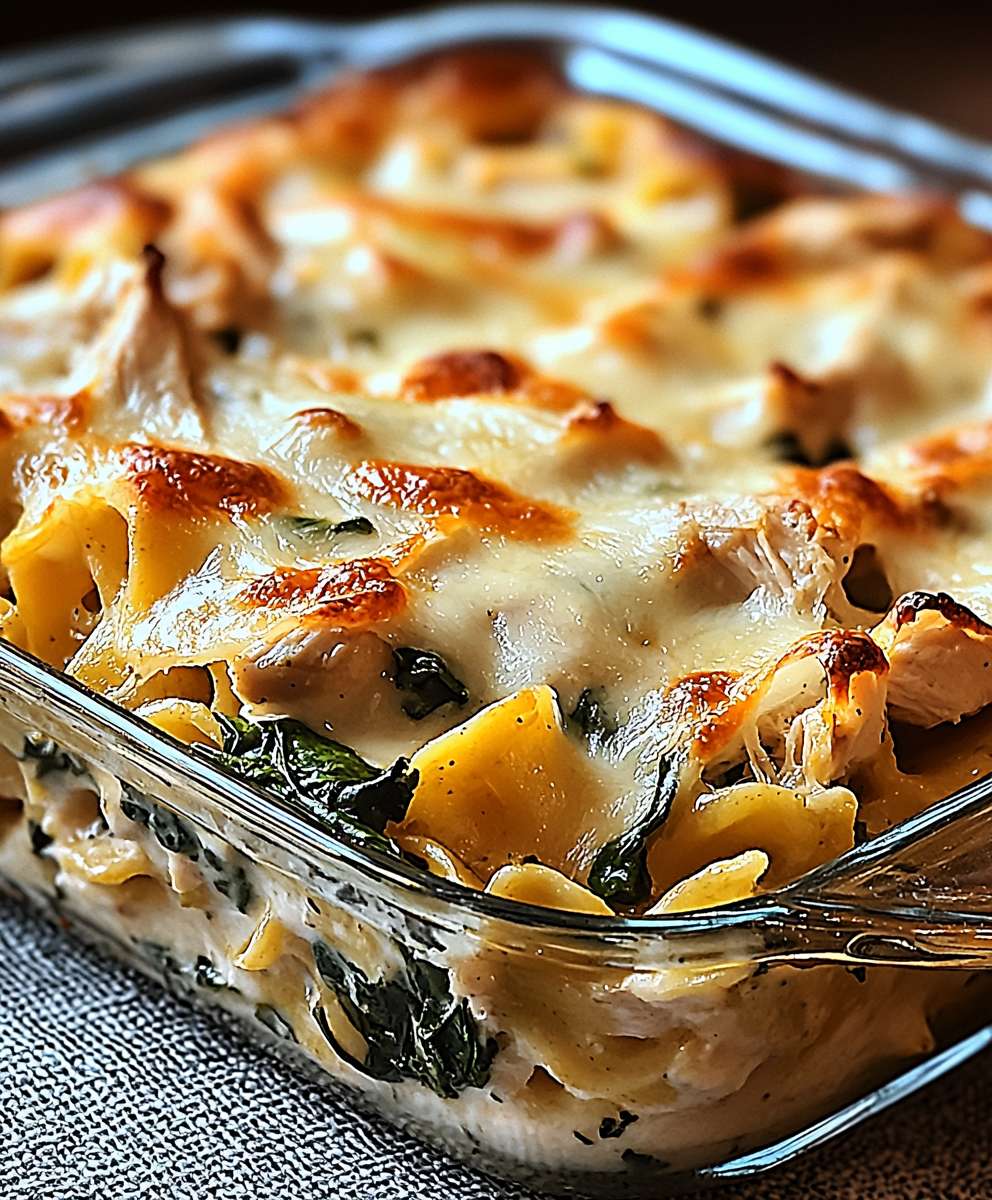 Chicken Tortilla Spinach Casserole