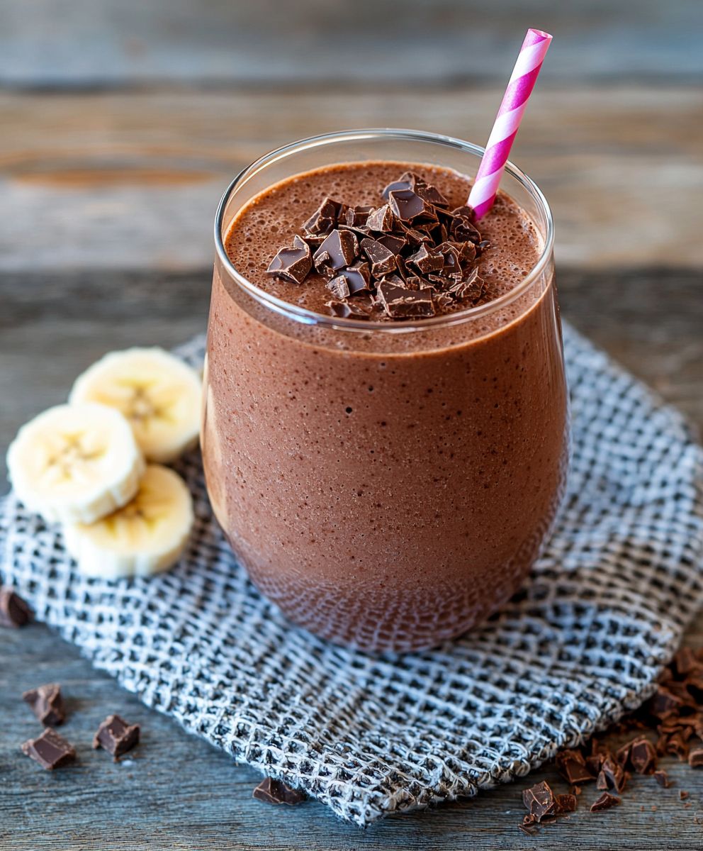 Chocolate banana shake