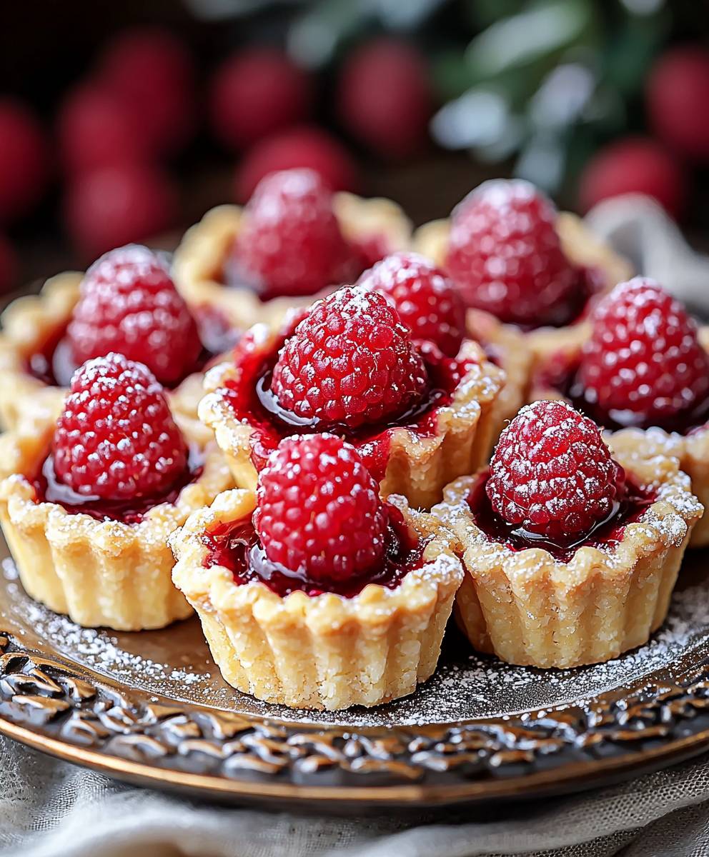 Raspberry Almond Tarts