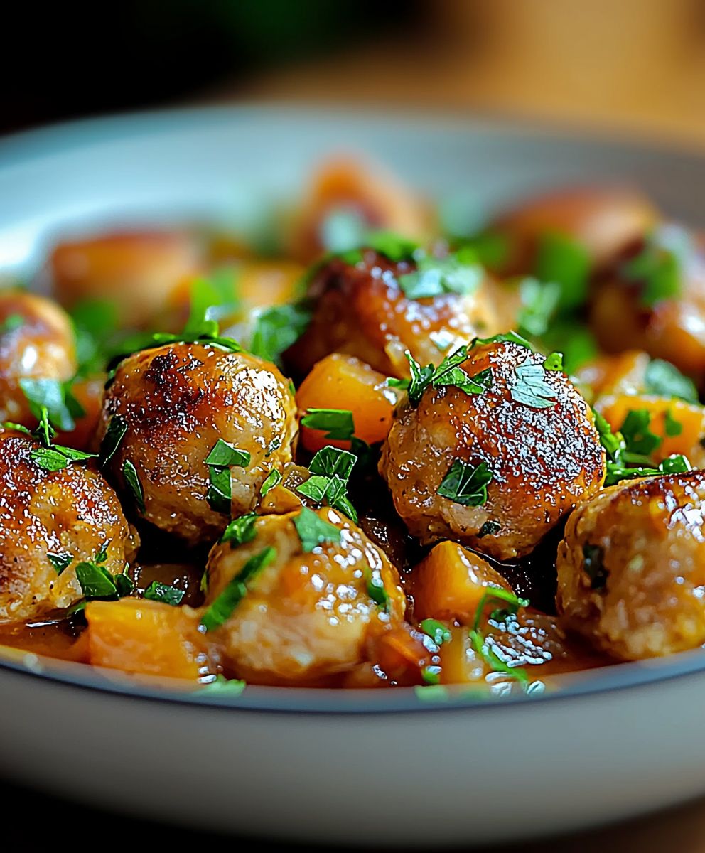 Chicken Meatball Cassoulet