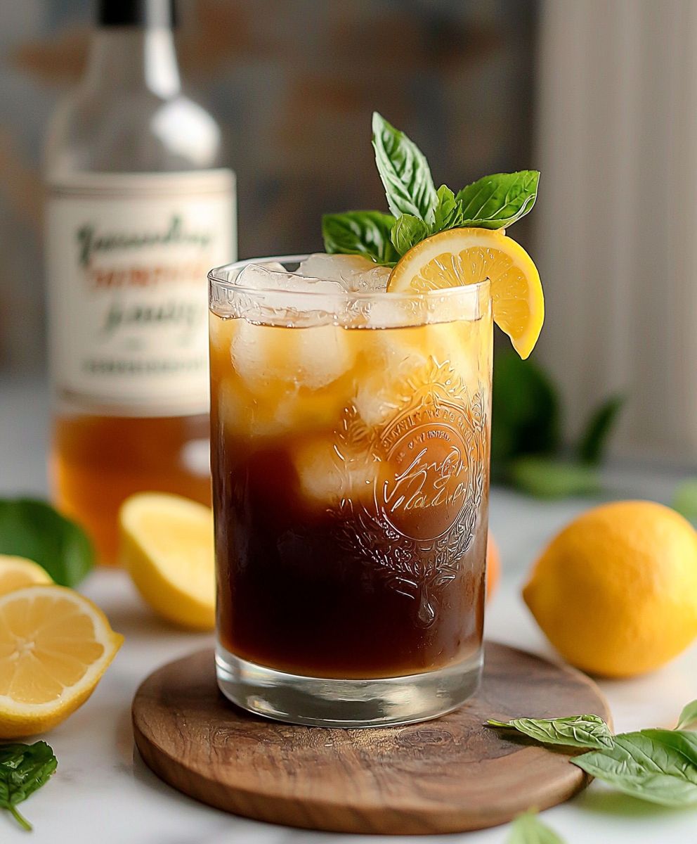Yuzu Espresso Tonic Drink