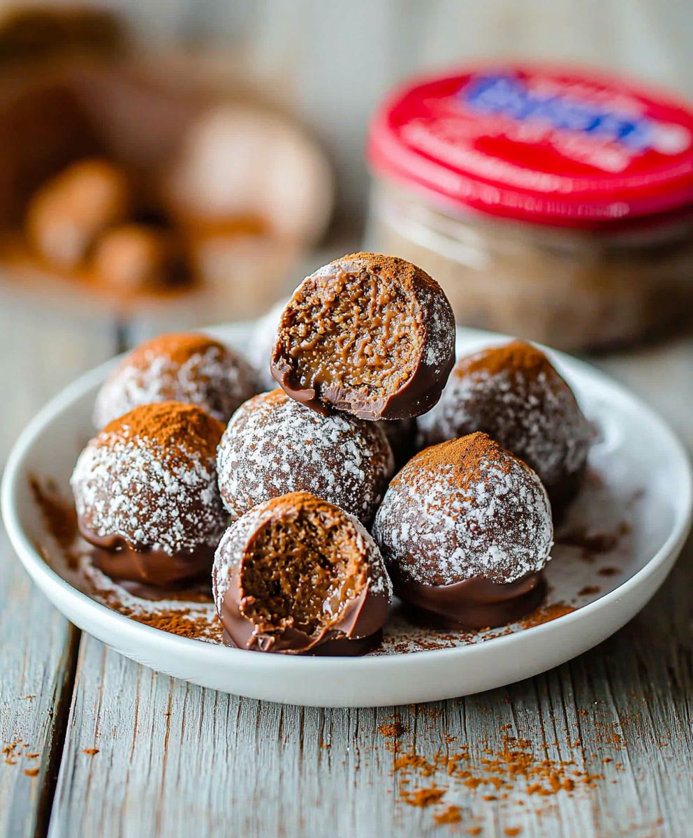 Chocolate Biscoff Truffles