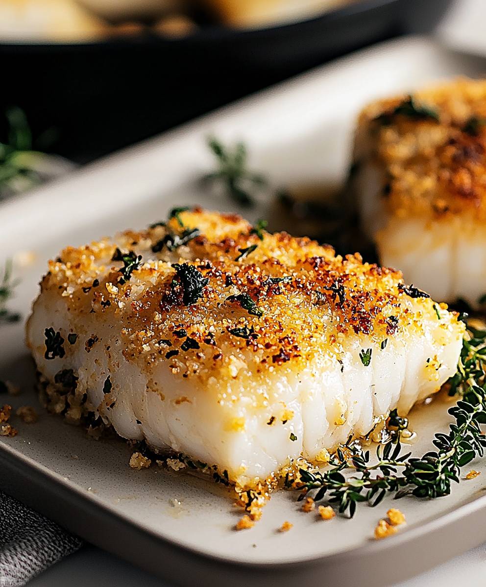 Baked Panko Cod