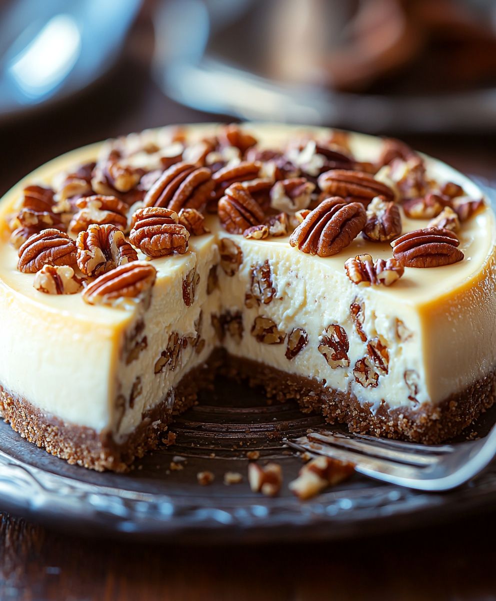 Butter Pecan Cheesecake