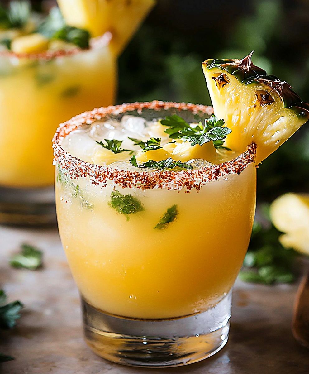 Serrano Pineapple Margarita