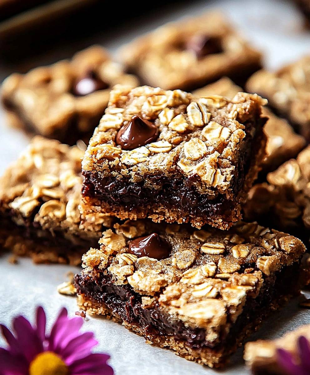 Oatmeal cookie bars