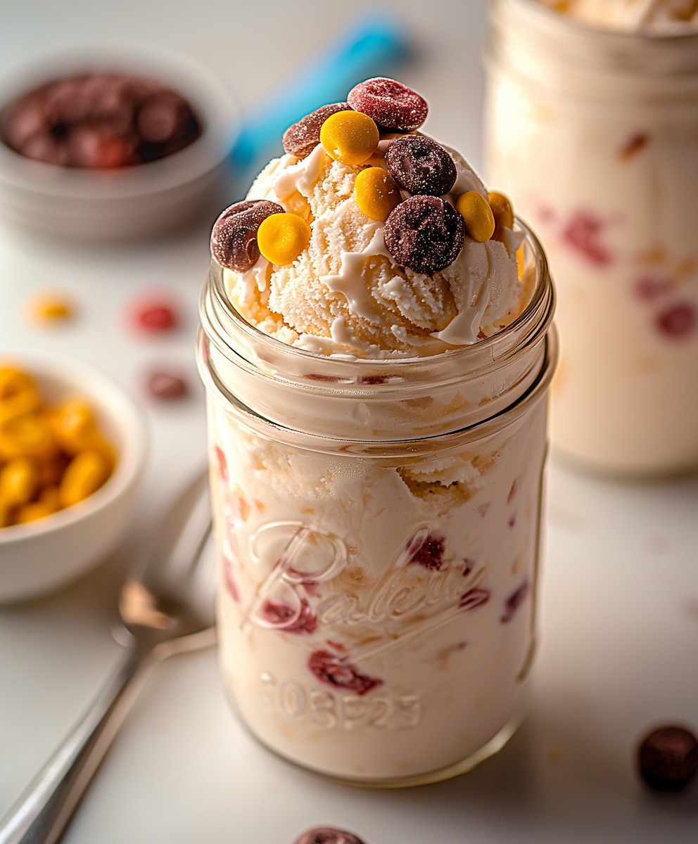 Mason Jar Ice Cream