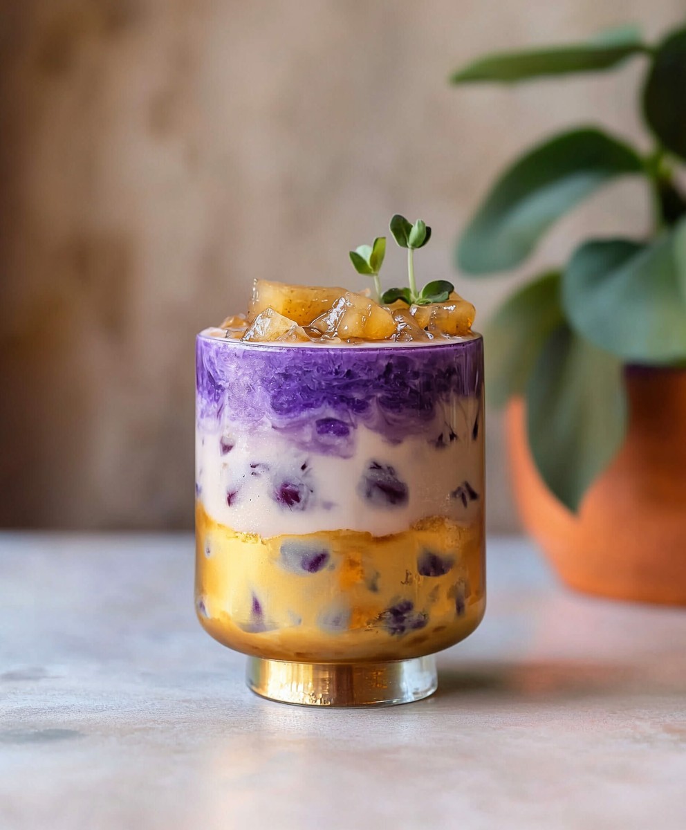 Iced Ube Latte