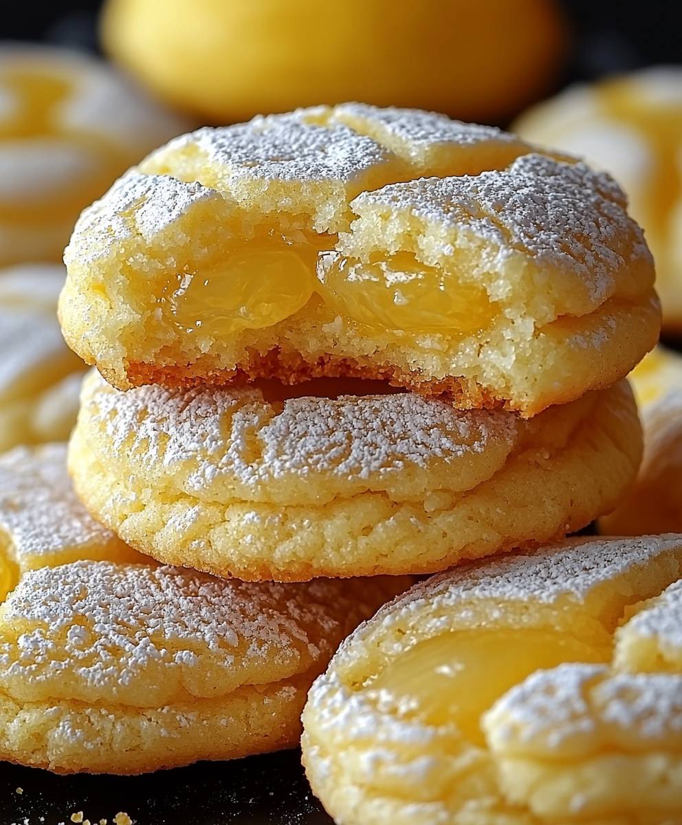 Stuffed lemon cookies