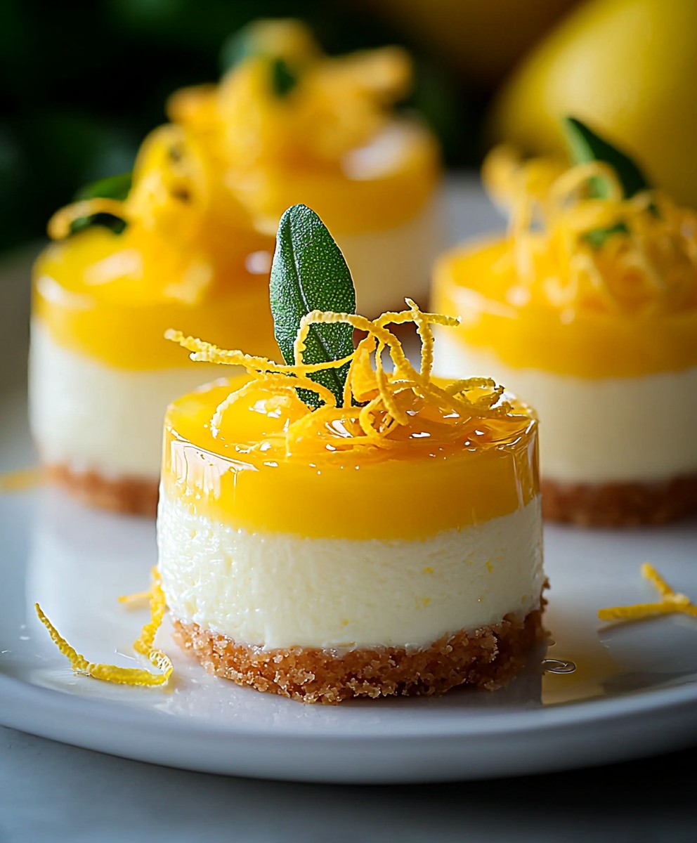 Lemon Cheesecakes