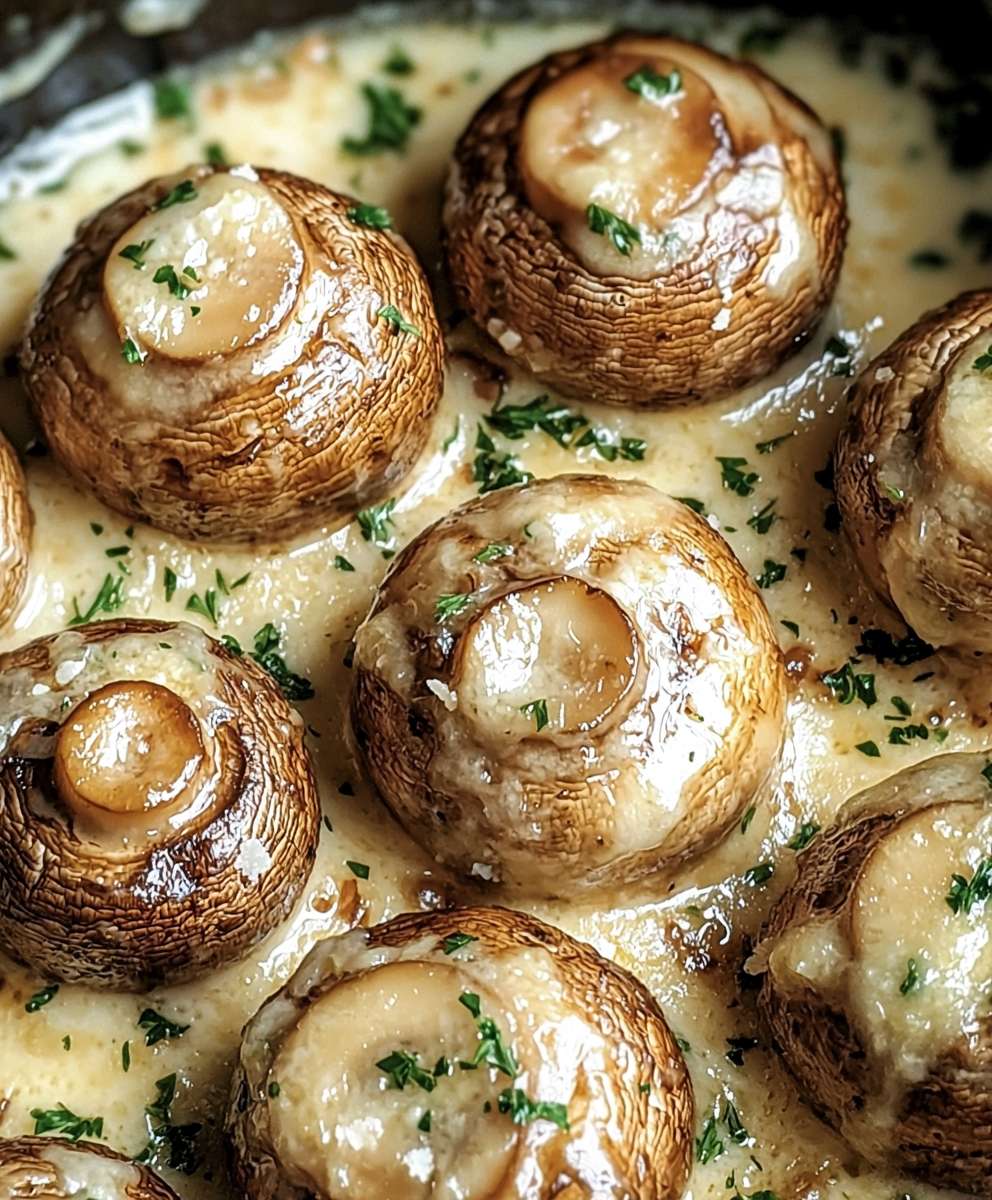 Garlic Parmesan Mushrooms