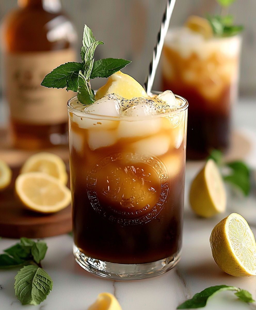 Yuzu Espresso Tonic Drink