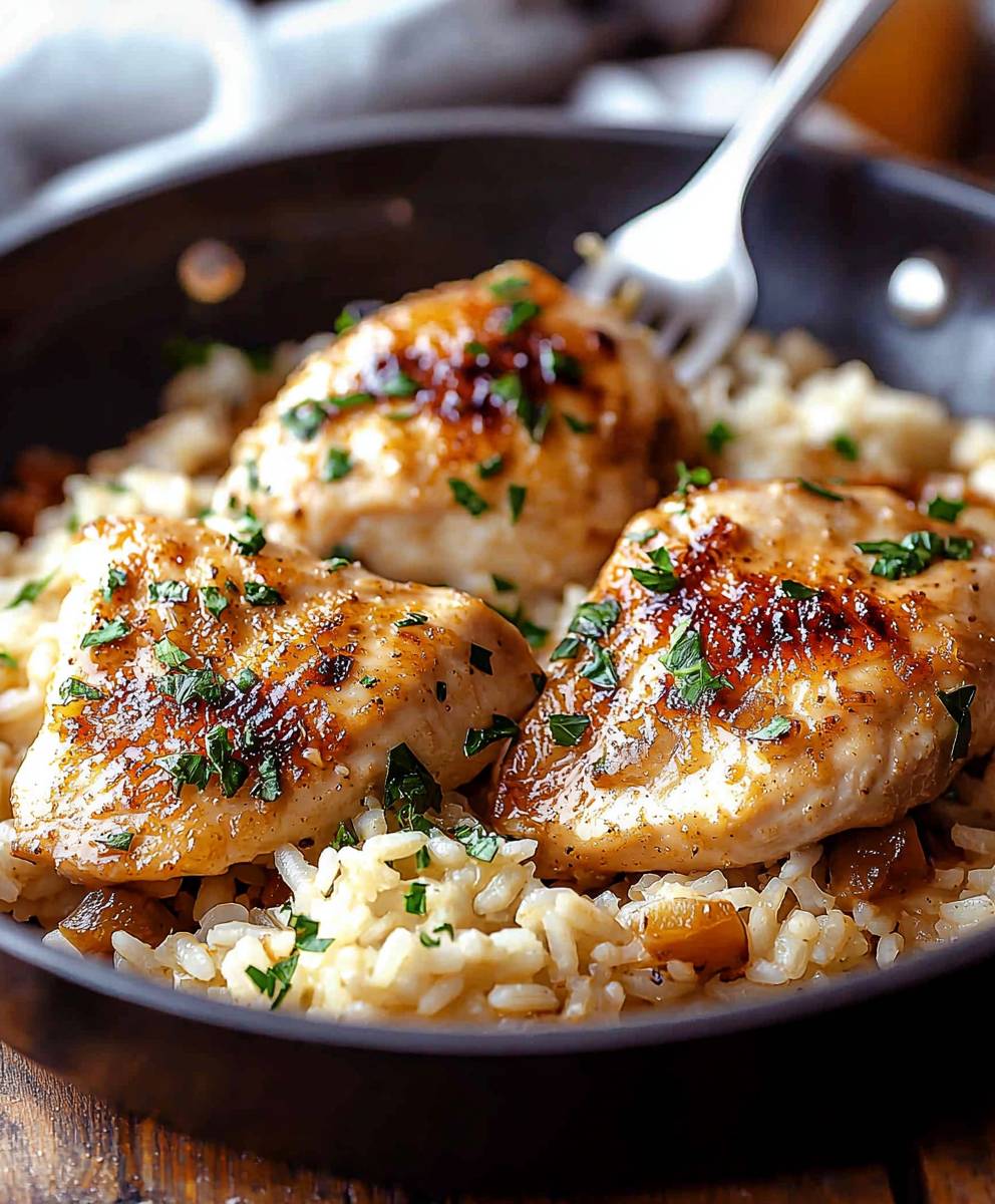 Garlic Parmesan Chicken Rice
