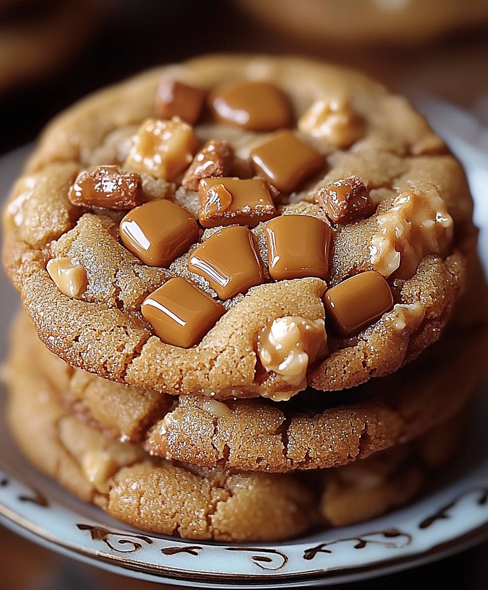 Butterfinger Caramel Crunch Cookies