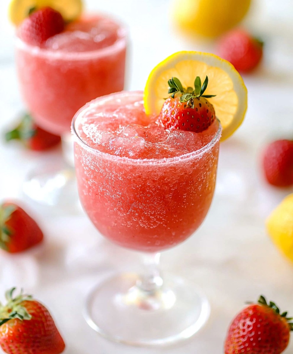 Strawberry Lemonade Frose
