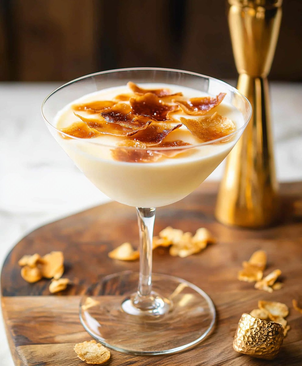 Creme brûlée cocktail