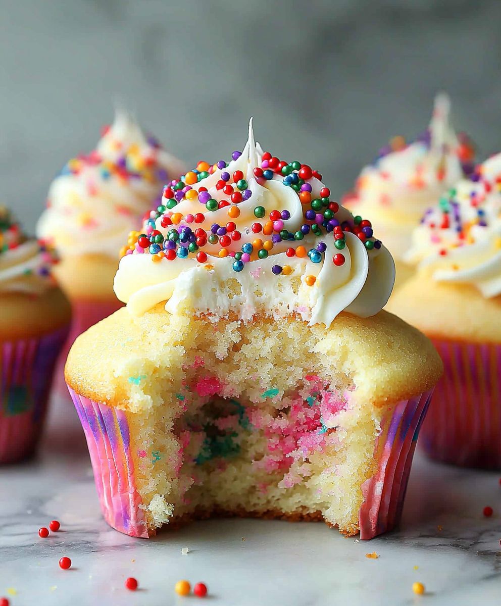 Confetti Cupcakes