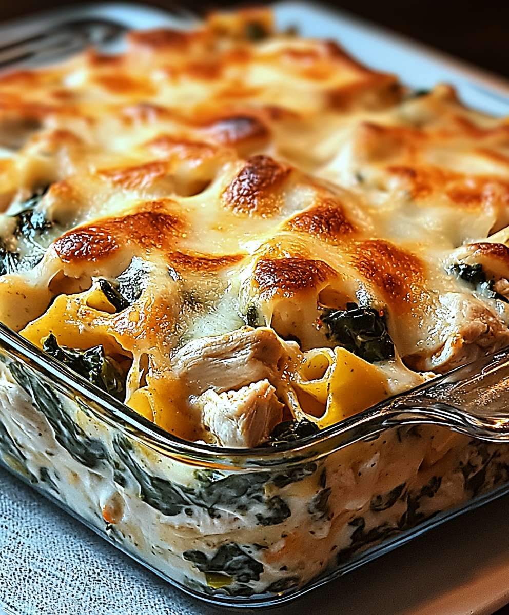 Chicken Tortilla Spinach Casserole