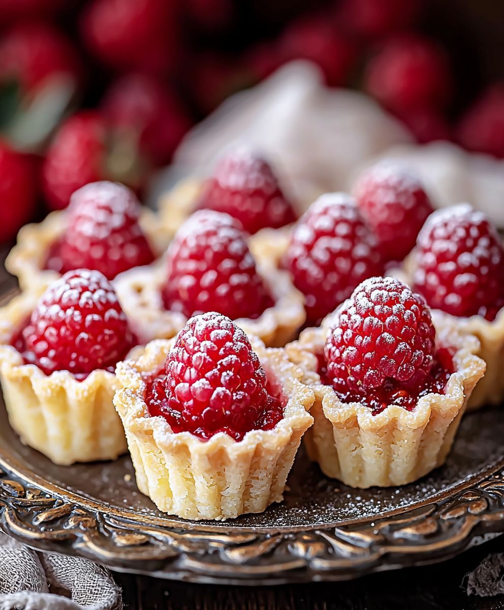 Raspberry Almond Tarts