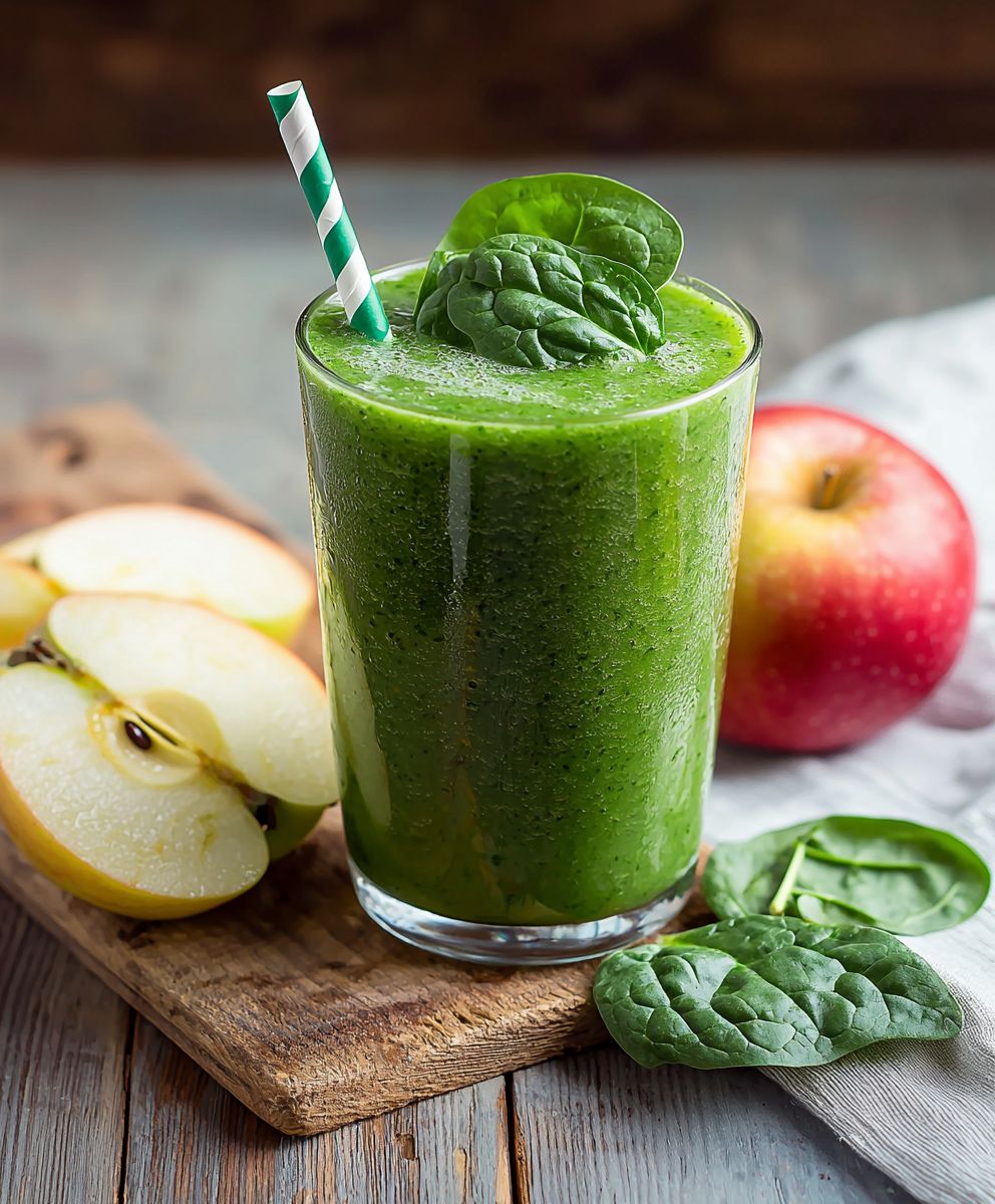 Spinach apple smoothie