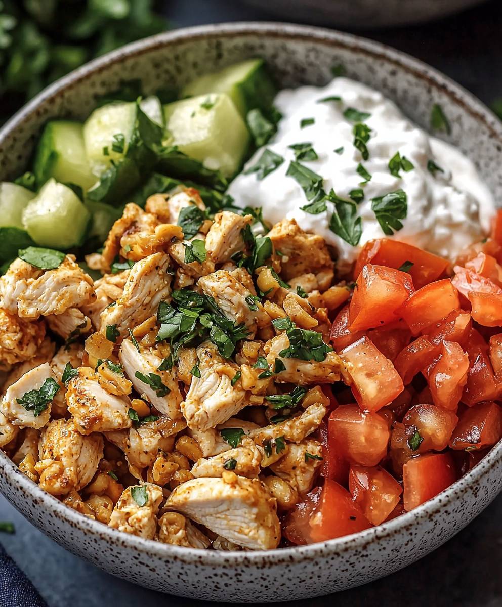Greek Chicken Bowls