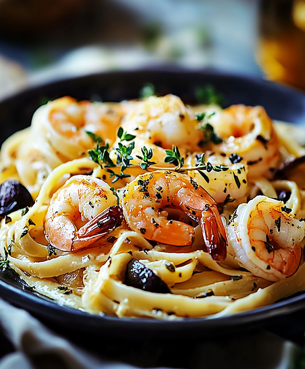Seafood pasta creamy sauce