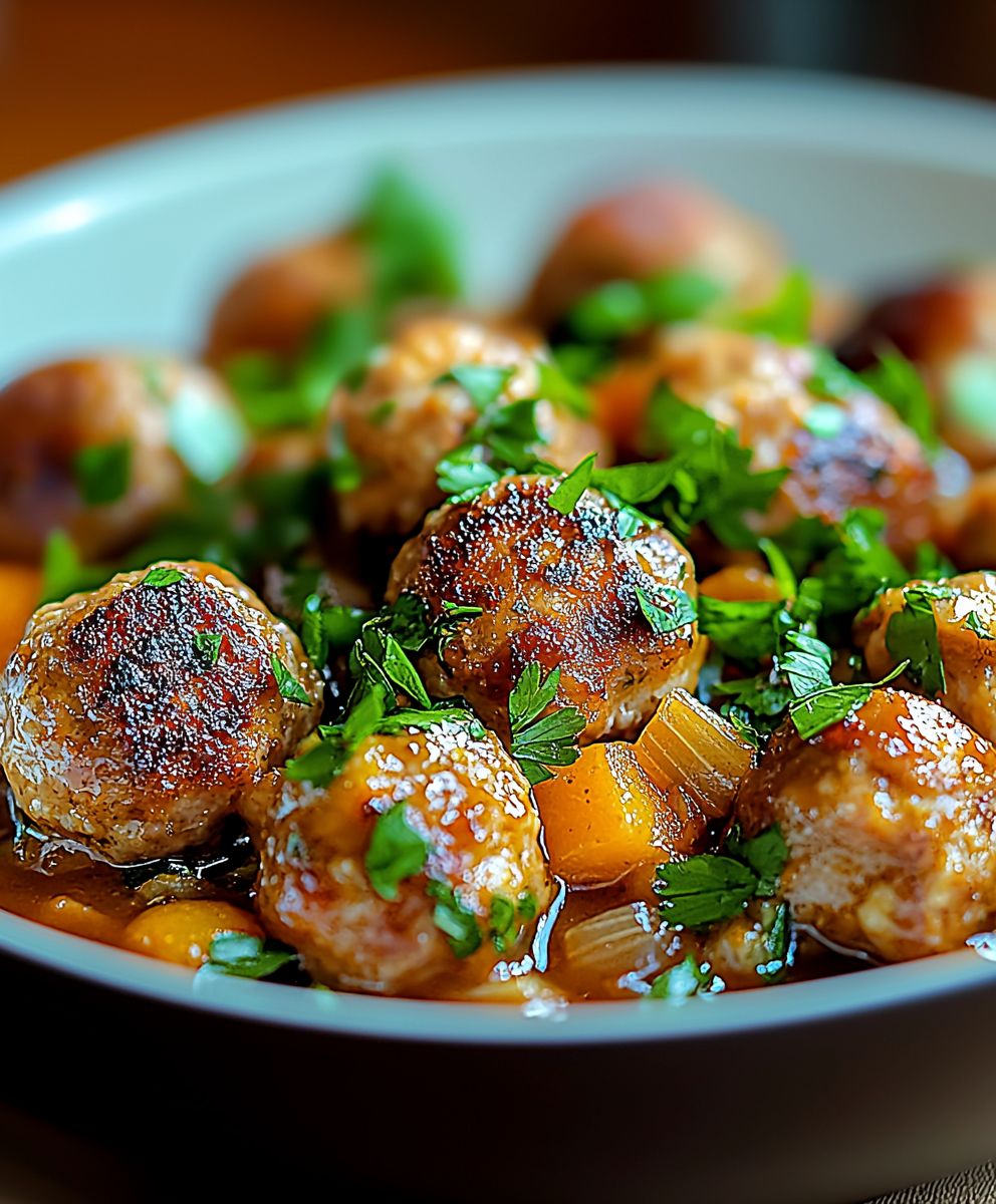 Chicken Meatball Cassoulet