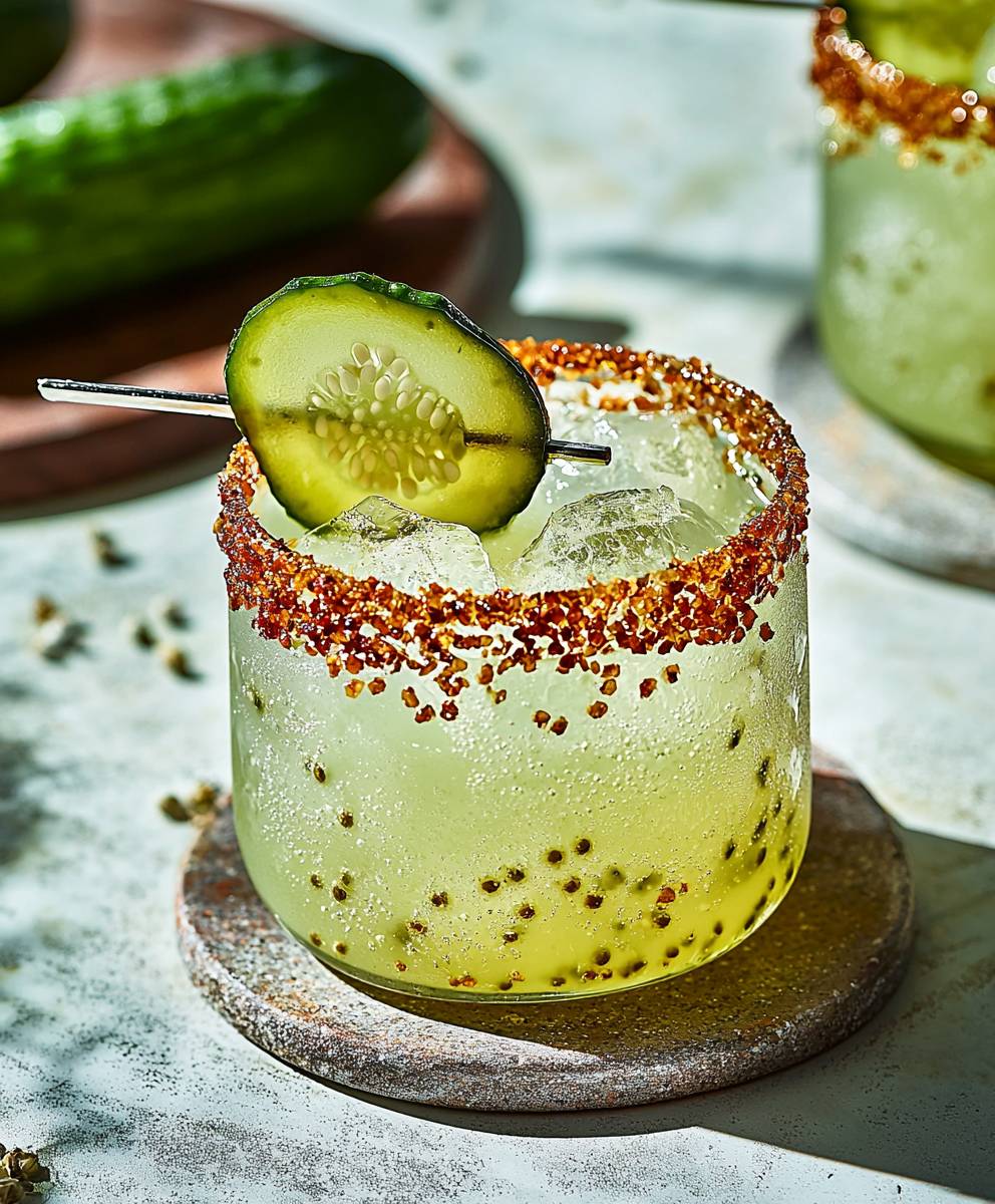 Spicy Pickle Margarita