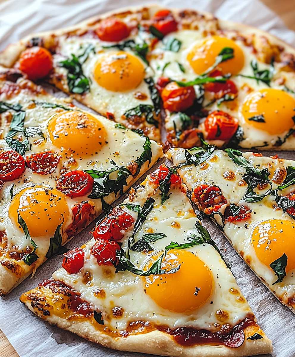 Healthy Breakfast Pizza