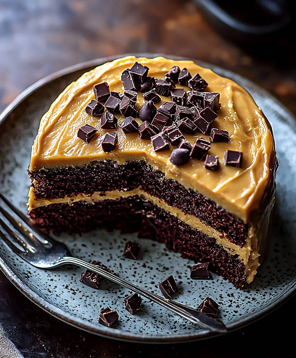 Caramel Butter Chocolate Cake