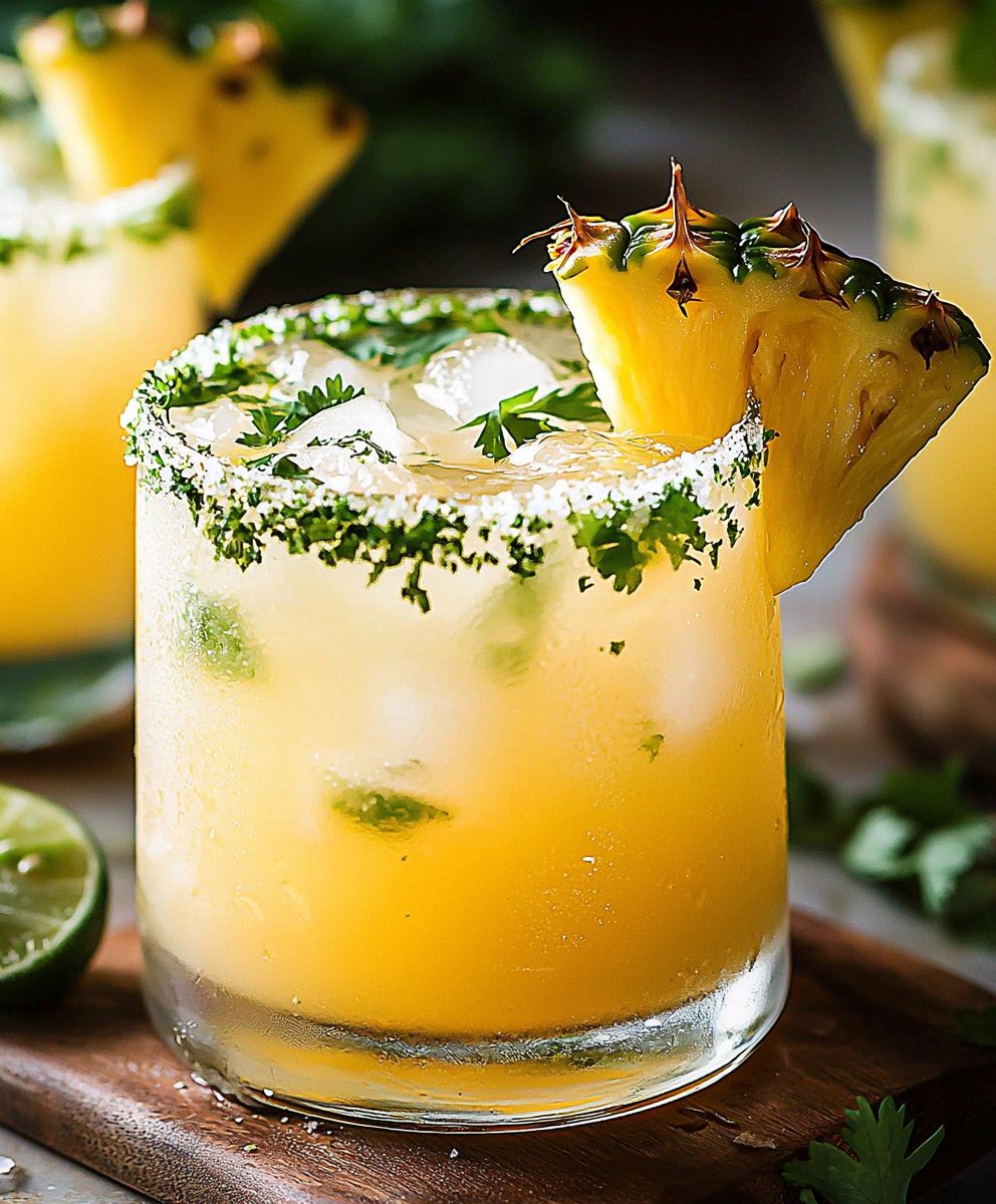 Serrano Pineapple Margarita