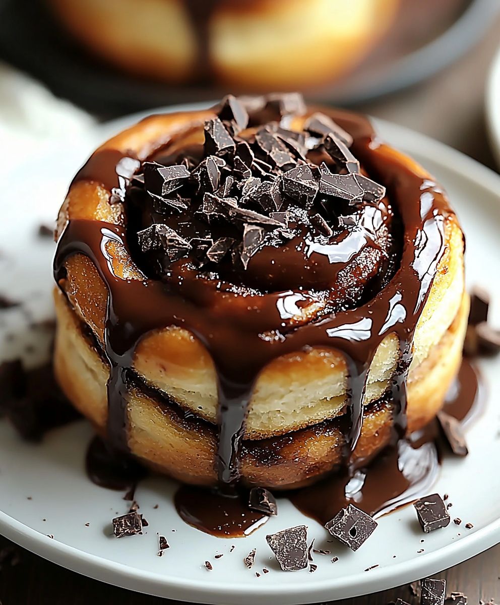 Chocolate cinnamon rolls