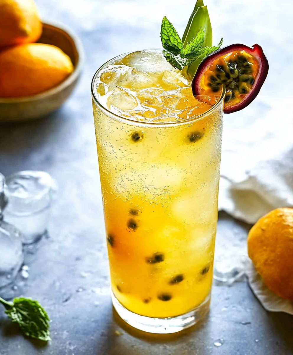 Passion Fruit Vodka Soda