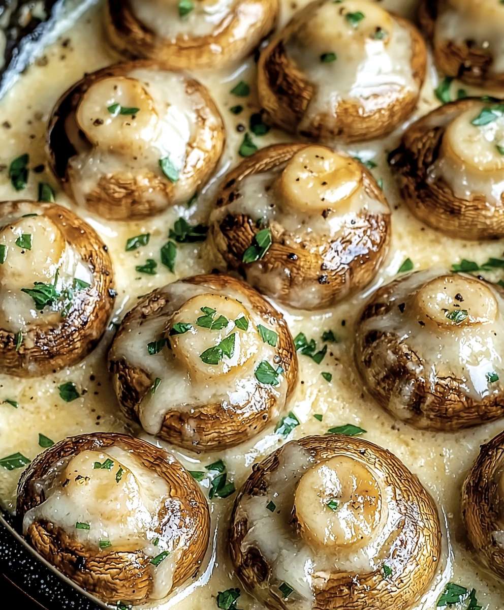 Garlic Parmesan Mushrooms