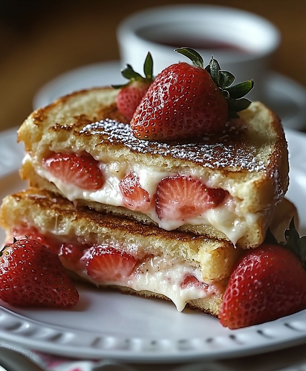 Strawberry cheesecake French toast