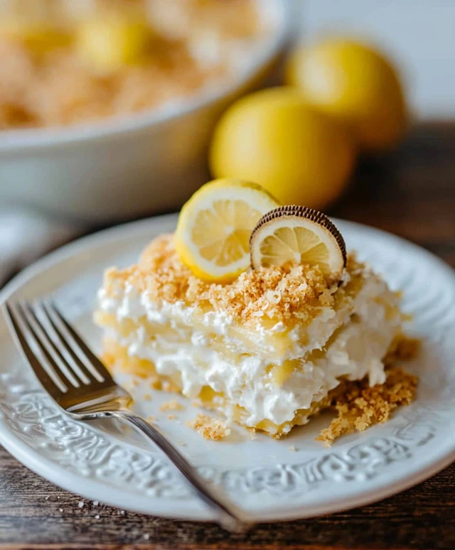 No-Bake Lemon Lasagna