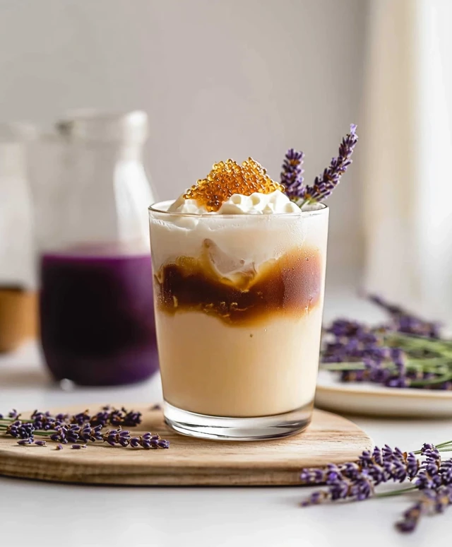 Iced Lavender Latte