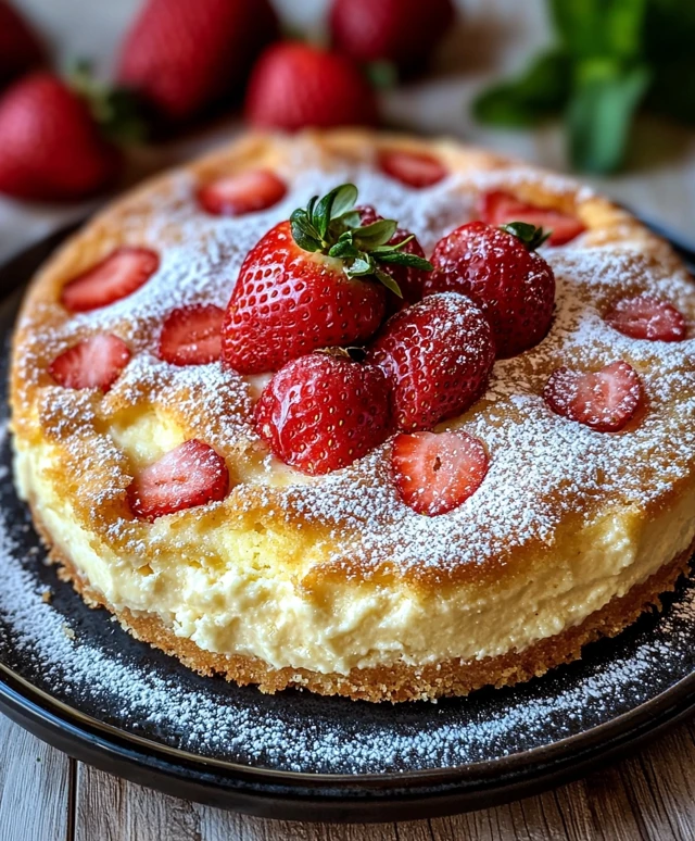Strawberry Cheesecake Dump Cake