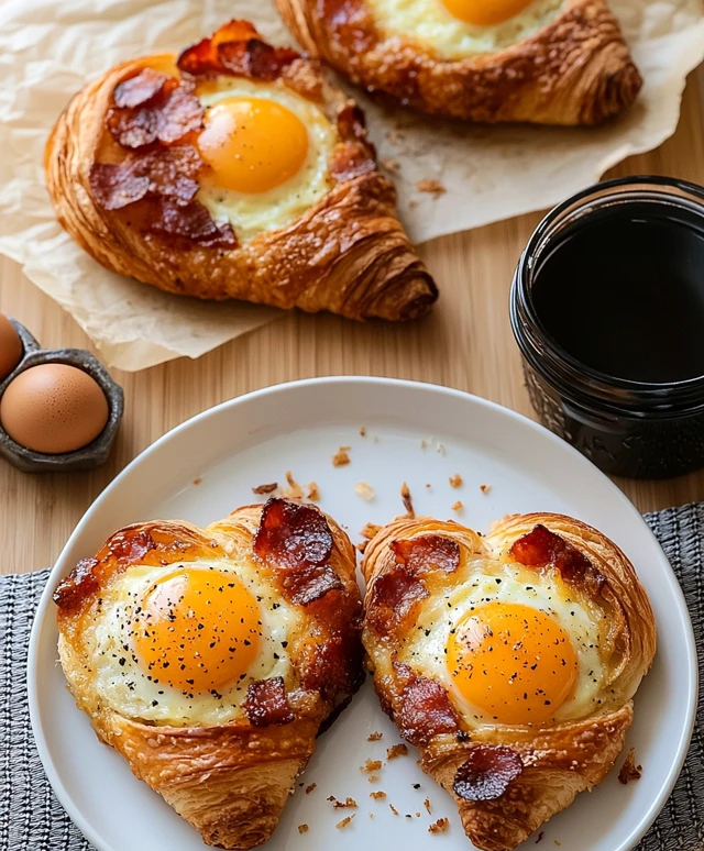 Croissant Egg Boats