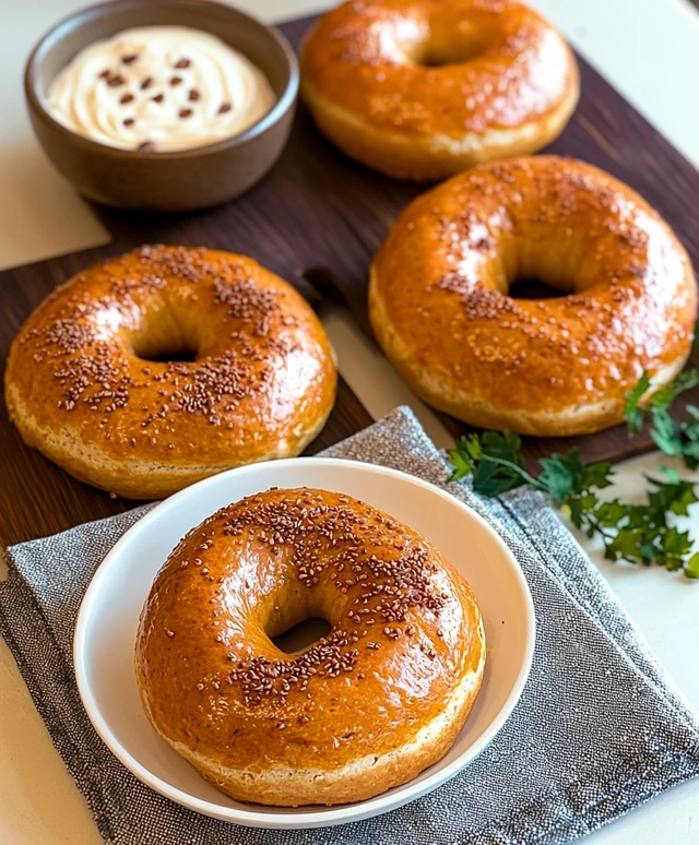 Pumpkin Bagels Delight