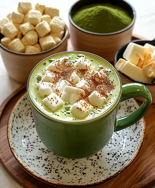 Matcha White Hot Cocoa